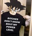 Bitches don't know about my power level.‎