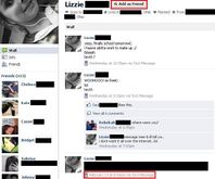 Proof that Rusty's daughter's FB was public